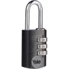 Yale YE3CB/20/121/1/BK 20 mm lucchetto a combinazione nero