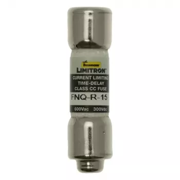 Eaton FNQ-R-15 fusibile ritardato 15A 600V AC/300V DC Class CC confezione da 10