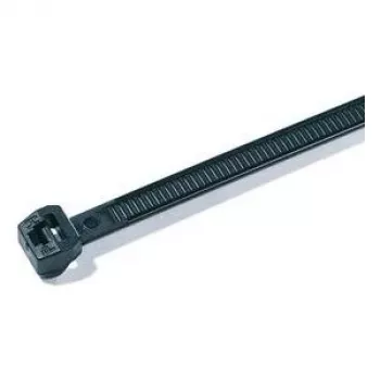 HellermannTyton serie OS fascette con dentatura esterna T30ROS-HS-BK-C1, 145 x 3,4 mm, nero, 100 pezzi 118-04800