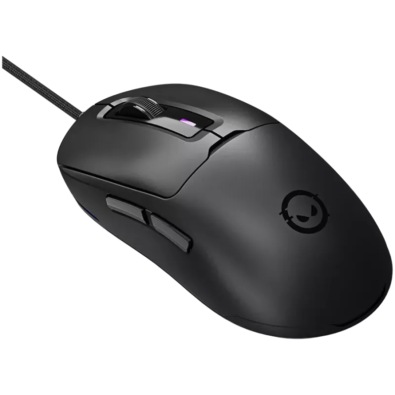 LORGAR MSA10R mouse gaming cablato, PixArt 3311, 6 pulsanti programmabili, nero (LRG-MSA10R-BK)