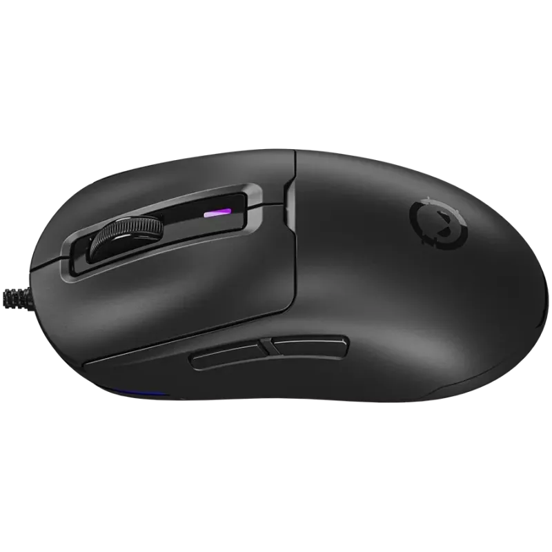 LORGAR MSA10R mouse gaming cablato, PixArt 3311, 6 pulsanti programmabili, nero (LRG-MSA10R-BK)