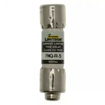 Eaton FNQ-R-5 fusibile ritardato, 5 A, 600 V AC, Class CC, confezione da 10