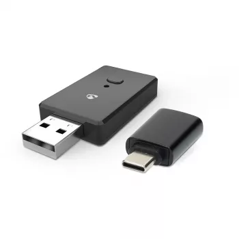 Nedis CKAA2400BK adattatore Bluetooth 5.0 USB-A nero portata 10 m