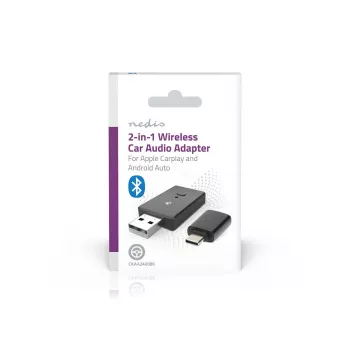 Nedis CKAA2400BK adattatore Bluetooth 5.0 USB-A nero portata 10 m