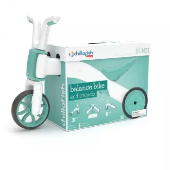 Chillafish Bunzi 2-in-1 bicicletta senza pedali e triciclo - Mint