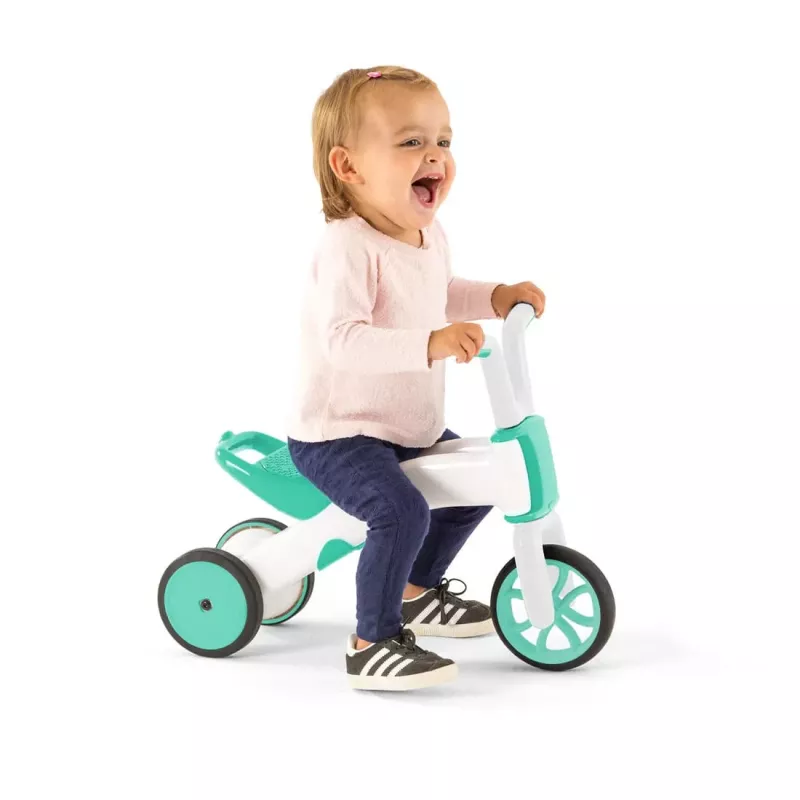 Chillafish Bunzi 2-in-1 bicicletta senza pedali e triciclo - Mint