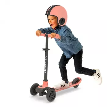 Chillafish Scotti 2-in-1 monopattino e veicolo a spinta, Flamingo Pink, 1-5 anni