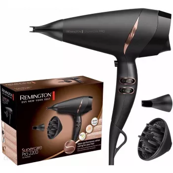Remington Supercare Pro AC7200 asciugacapelli, 2200W, nero