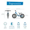 Chillafish Charlie Sport 12 bicicletta senza pedali, blu navy, 2-5 anni