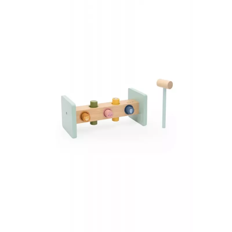 Gioco del martello in legno Trixie con martello, dai 18 mesi