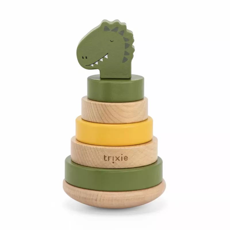 TRIXIE Piramide in legno, dinosauro, 12 mesi+