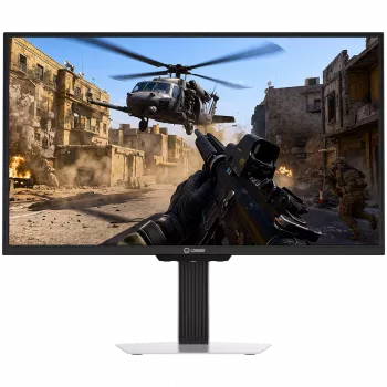 LORGAR 24,5 pollici Full HD IPS 400Hz monitor gaming, Dual LED, HDR600 Ready, regolabile in altezza, bianco