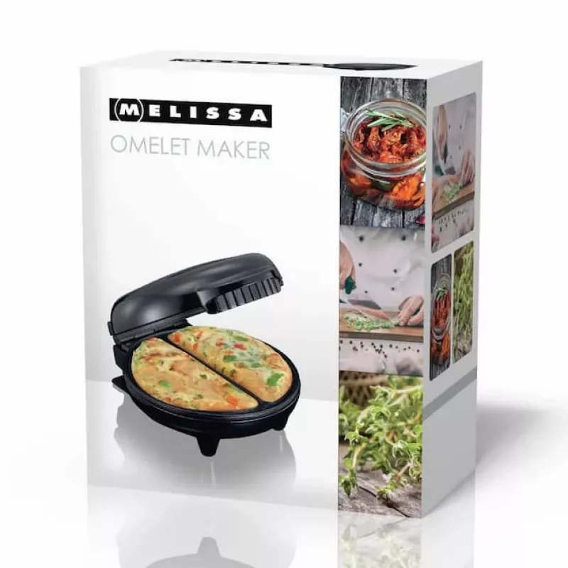 Melissa 16250086 Macchina per omelette, 750 W, nero