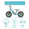 Chillafish Charlie 10 bici senza pedali, blu, con ruote luminose LED, per bambini da 18 mesi a 4 anni