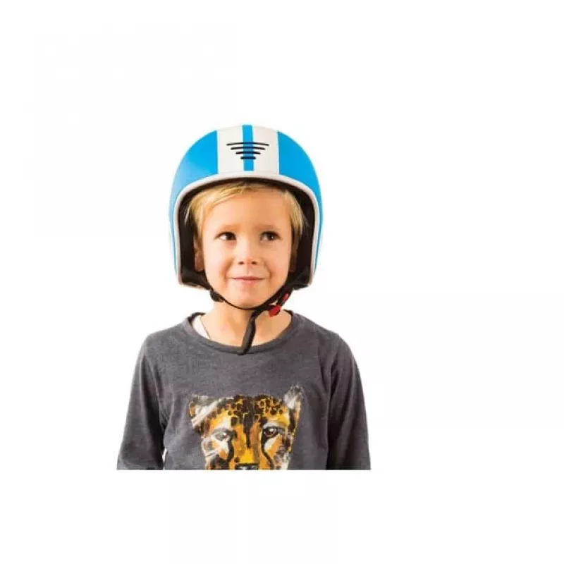 Chillafish Bobbi casco di sicurezza per bambini, blu, taglia S (48-52 cm)