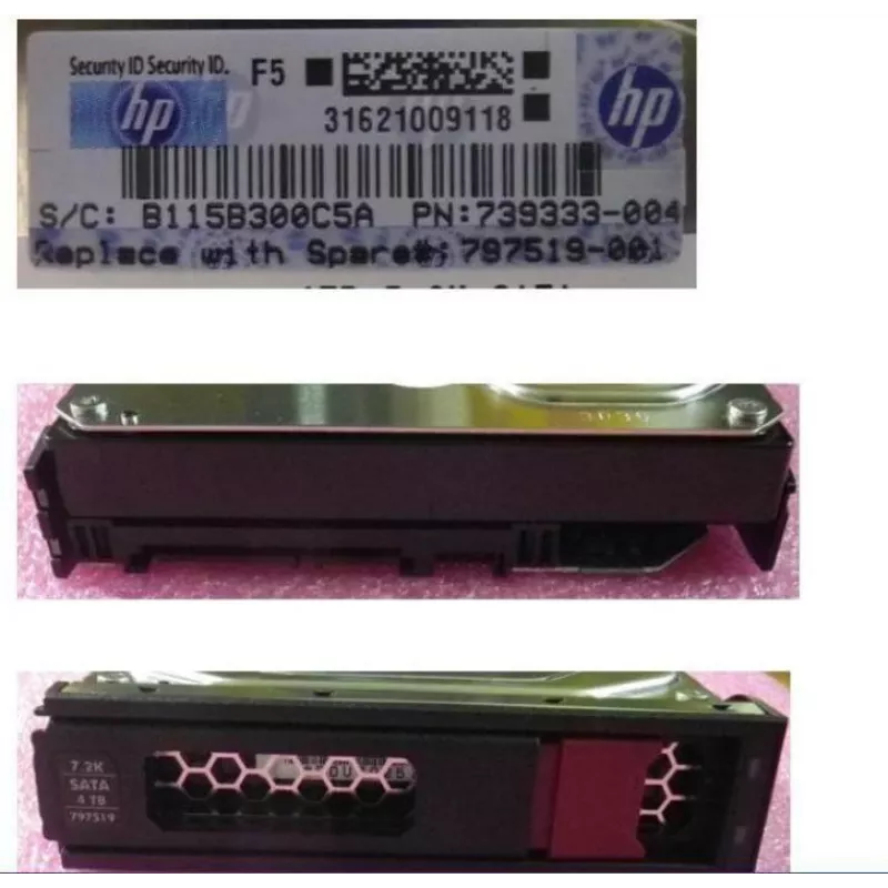 HPE Midline 4TB 3,5 inch LFF SATA 6Gb/s 7200 RPM disco rigido interno per Apollo 4510 Gen9