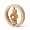 Trixie Mr. Lion giocattolo in legno rotondo per bambini per la dentizione, 6m+