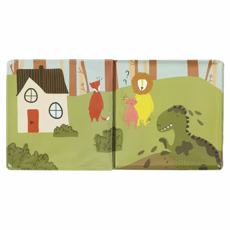 Trixie 37-678 Libro da bagno giocattolo dinosauro, 6 mesi+