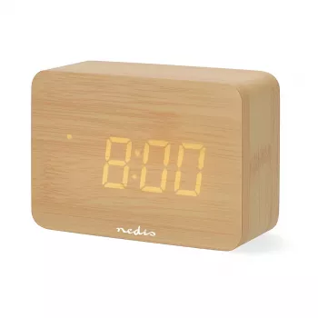 Nedis radiosveglia digitale, legno