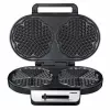 Melissa waffle maker doppio a forma di cuore 1200W acciaio inox