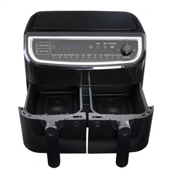 Gastronoma friggitrice ad aria Dual Basket 9L 2400W nero