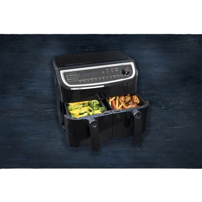Gastronoma friggitrice ad aria Dual Basket 9L 2400W nero