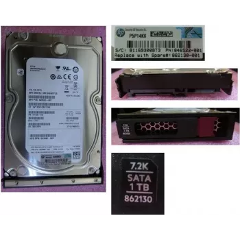 HPE 1TB SATA 6G 7.2K LFF LP disco rigido (861686-S21)