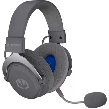 ENDORFY VIRO Infra Wireless cuffie gaming - grigio chiaro (dongle USB-C 2,4 GHz, Bluetooth, USB-C, jack 3,5 mm)