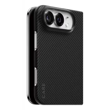 CARE by PanzerGlass Discovery Case con MagSafe per iPhone Fold (2026), nero/grigio (CR83510)