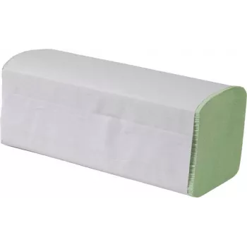 Heemann carta asciugamani 2 veli bianca Premium 24x21cm 3200 fogli piegatura ZZ (Pap.346)
