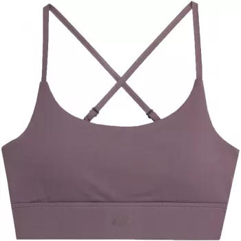 Reggiseno sportivo 4F F079 donna medium support viola L