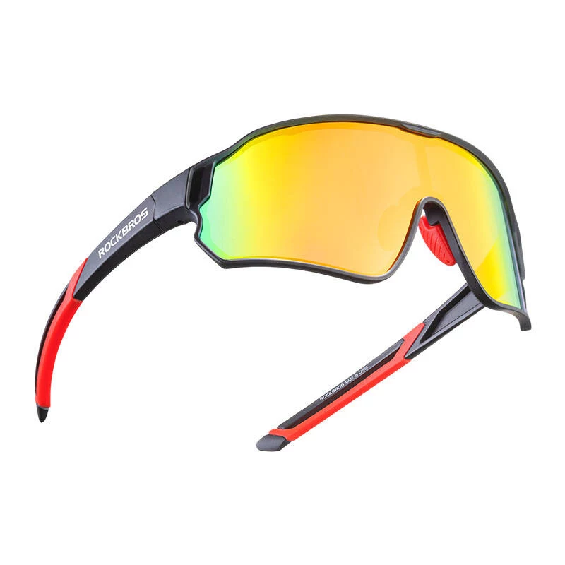 Occhiali da ciclismo fotocromatici Rockbros 10135R rossi