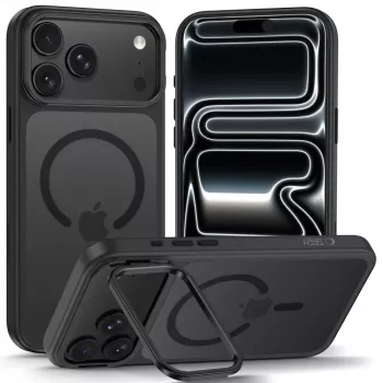 TECH-PROTECT MAGSTAND Stazione di ricarica MagSafe iPhone 17 Pro Max / 18 Pro Max nero opaco