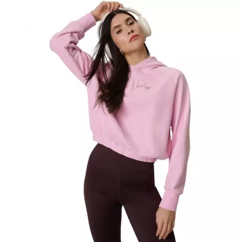 4F Felpa donna rosa chiaro F2175 taglia XL
