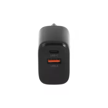 MOVANO caricabatterie GaN 20W USB-C PD + USB-A (nero)
