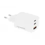 MOVANO caricabatterie GaN 65W 2x USB-C PD + USB-A (bianco)