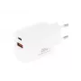 MOVANO caricabatterie GaN 20W USB-C PD + USB-A (bianco)