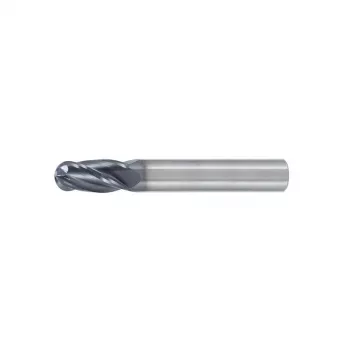 Fresa a raggio d'angolo in metallo duro integrale 12,0 mm, R6,0, 4 taglienti, 16/73 mm