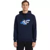4F Felpa uomo M2241 blu navy taglia L