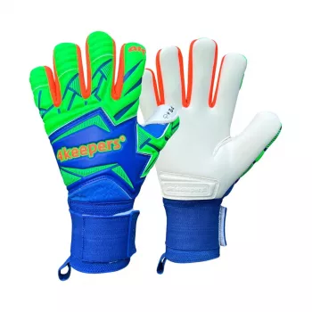 4Keepers Force V5.25 Twist HNC guanti da portiere blu-verde taglia 8.5