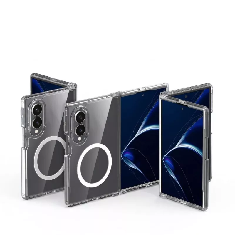 Tech-Protect Flexair Hybrid custodia MagSafe per Samsung Galaxy Z Fold 8 - trasparente