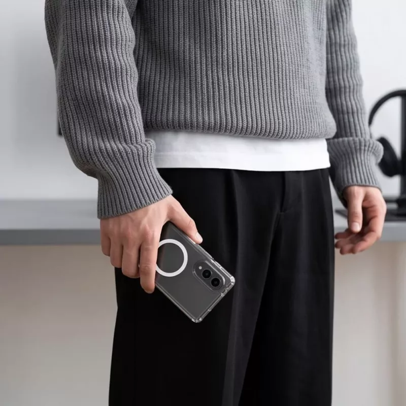 Tech-Protect Flexair Hybrid custodia MagSafe per Samsung Galaxy Z Fold 8 - trasparente
