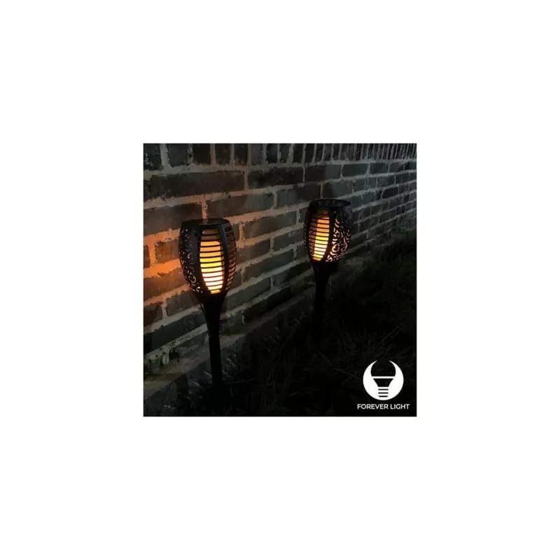 Forever Light torcia solare ricaricabile 12 LED 2,4W 300mAh