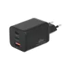 MOVANO caricabatterie GaN 65W 2x USB-C PD + USB-A (nero)