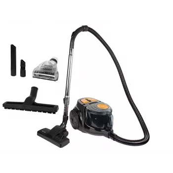 BLOW C899 aspirapolvere ciclonico senza sacchetto, 700 W, 2,5 L, HEPA H13, nero/rosso