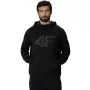 Felpa da uomo 4F M2548 nero intenso taglia M