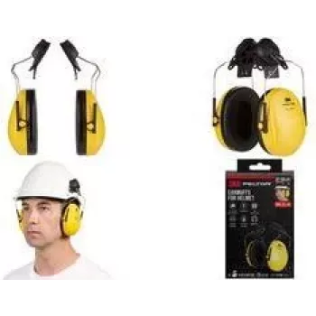 3M PELTOR Optime I H510P3E cuffie antirumore per casco, giallo H510P3E-1