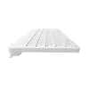 NATEC Tang US tastiera wireless Bluetooth + 2,4 GHz Silent Slim, bianco