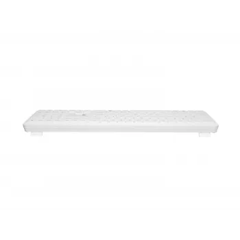 NATEC Tang US tastiera wireless Bluetooth + 2,4 GHz Silent Slim, bianco