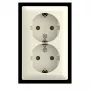 BUSCH-JAEGER presa doppia SCHUKO da parete Safety 202 EAPBJ-522 (2TKA00005532)